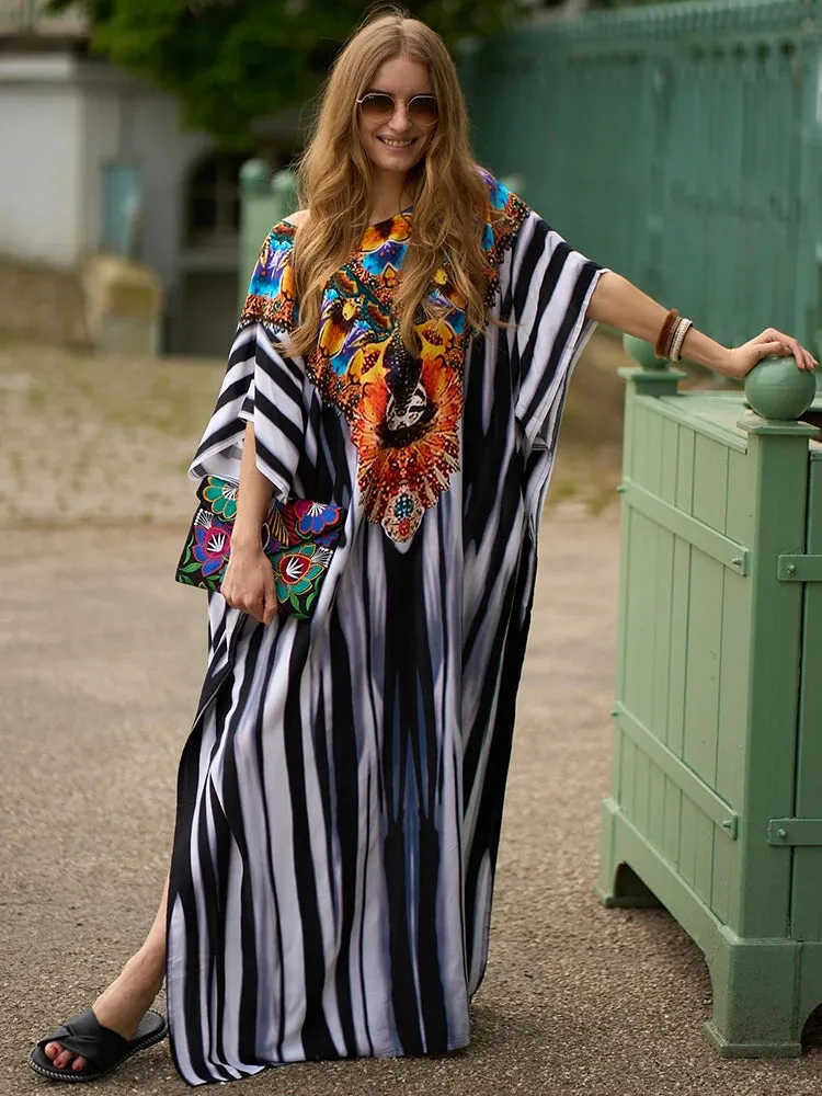 Women's Batwing Sleeve Moroccan Kaftan