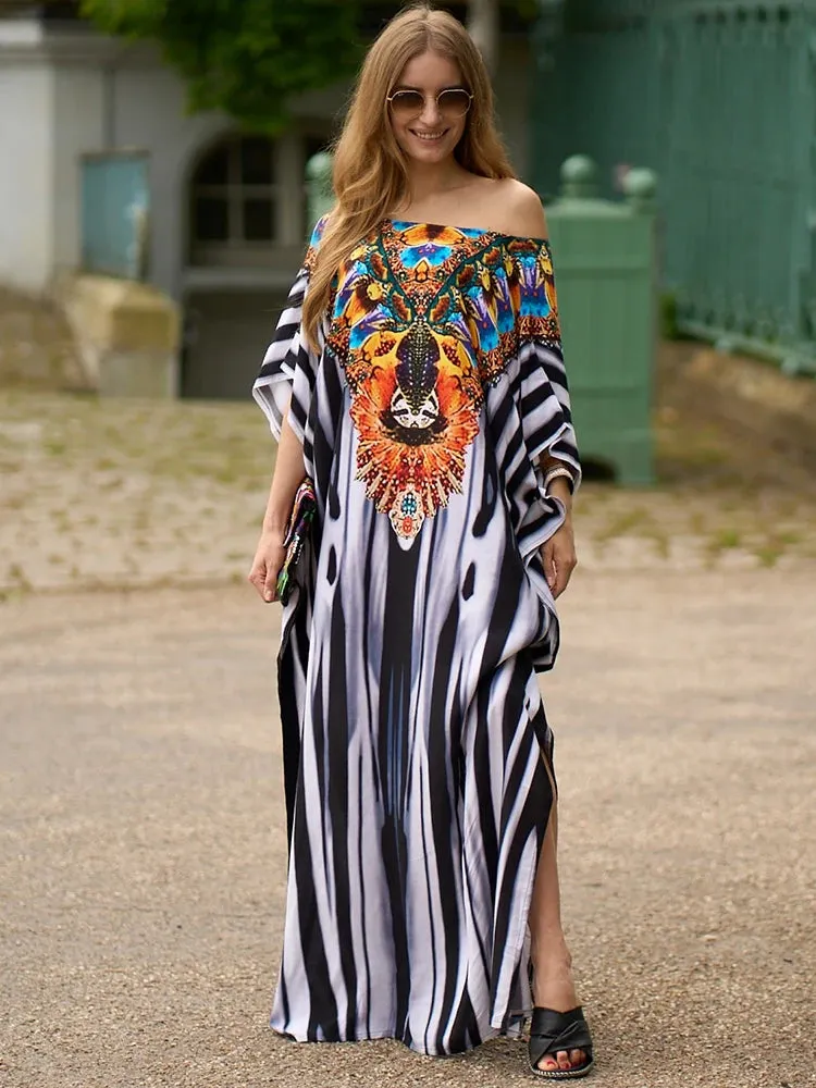 Women's Batwing Sleeve Moroccan Kaftan