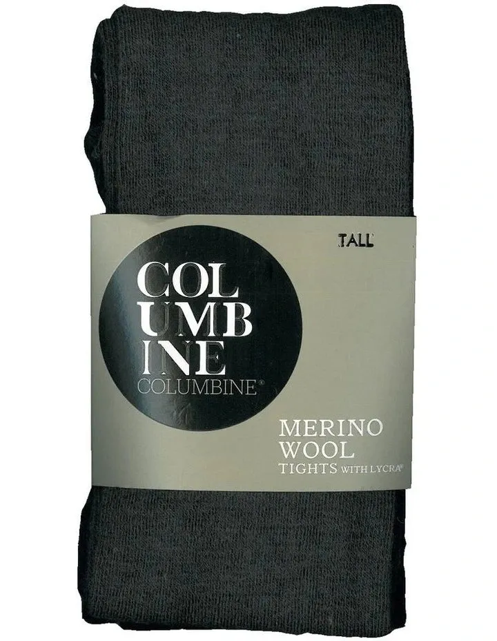 Wool & Lycra Tights - Ink