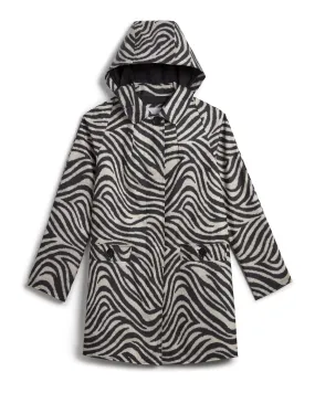 Zebra Print Rain Coat